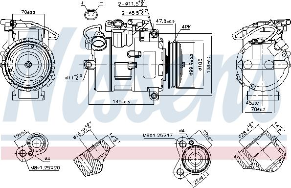 Nissens 89116 - Kompressor, klimatanläggning xdelar.se