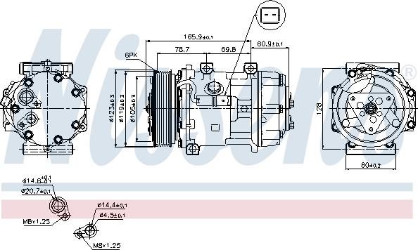 Nissens 89136 - Kompressor, klimatanläggning xdelar.se