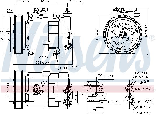 Nissens 89120 - Kompressor, klimatanläggning xdelar.se