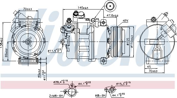 Nissens 89341 - Kompressor, klimatanläggning xdelar.se