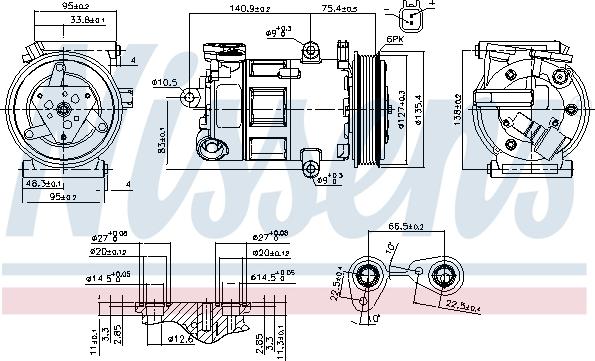 Nissens 89348 - Kompressor, klimatanläggning xdelar.se