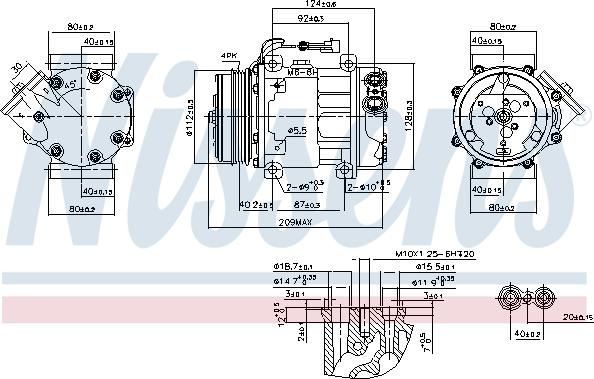 Nissens 89347 - Kompressor, klimatanläggning xdelar.se