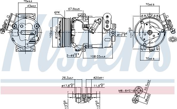 Nissens 89356 - Kompressor, klimatanläggning xdelar.se