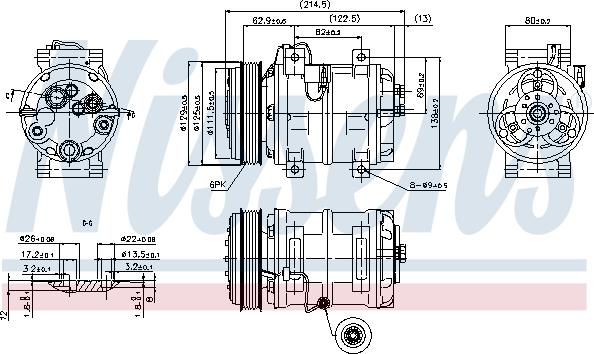 Nissens 89317 - Kompressor, klimatanläggning xdelar.se