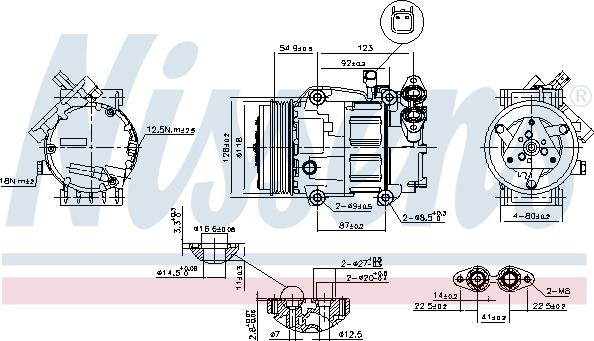 Nissens 89336 - Kompressor, klimatanläggning xdelar.se