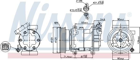 Nissens 89332 - Kompressor, klimatanläggning xdelar.se