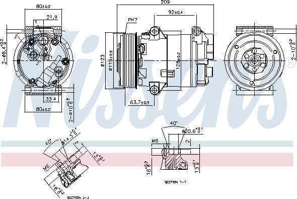 Nissens 89323 - Kompressor, klimatanläggning xdelar.se