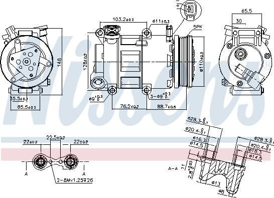 Nissens 89327 - Kompressor, klimatanläggning xdelar.se