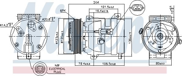 Nissens 89217 - Kompressor, klimatanläggning xdelar.se