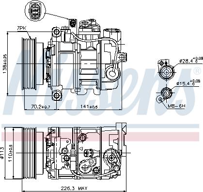 Nissens 89237 - Kompressor, klimatanläggning xdelar.se