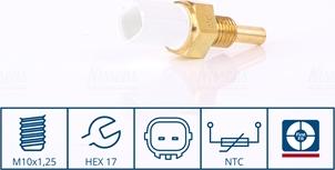 Nissens 207066 - Sensor, kylmedietemperatur xdelar.se