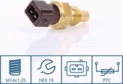 Nissens 207014 - Sensor, kylmedietemperatur xdelar.se