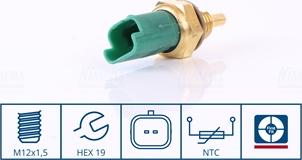 Nissens 207087 - Sensor, kylmedietemperatur xdelar.se