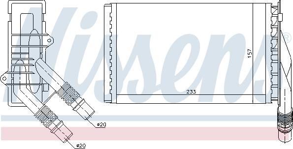 Nissens 72985 - Värmeväxlare, kupévärmare xdelar.se