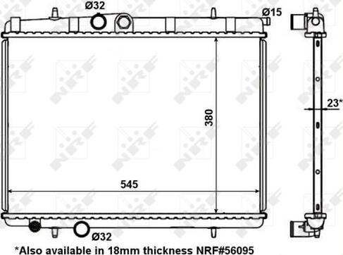 NRF 56096 - Kylare, motorkylning xdelar.se