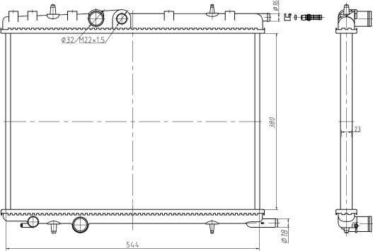 NRF 58304A - Kylare, motorkylning xdelar.se