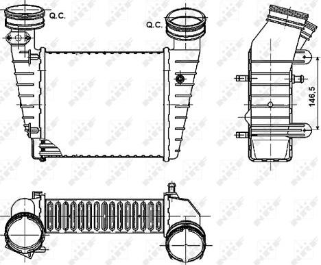 NRF 30147A - Laddluftkylare xdelar.se