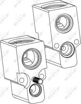 NRF 38342 - Expansionsventil, klimatanläggning xdelar.se