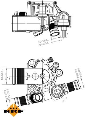 NRF 725051 - Termostat, kylvätska xdelar.se