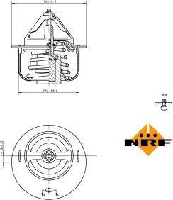 NRF 725057 - Termostat, kylvätska xdelar.se