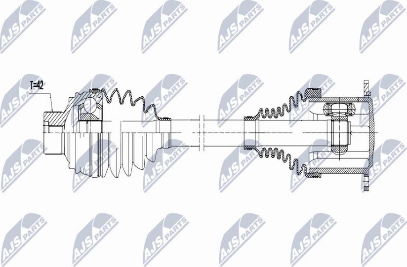 NTY NPW-AU-009 - Drivaxel xdelar.se