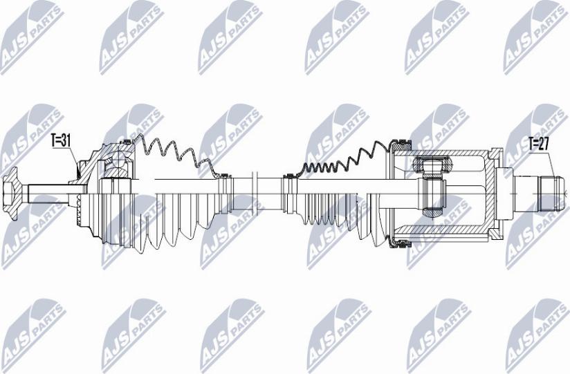 NTY NPW-BM-049 - Drivaxel xdelar.se