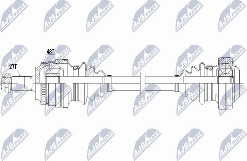 NTY NPW-BM-044 - Drivaxel xdelar.se