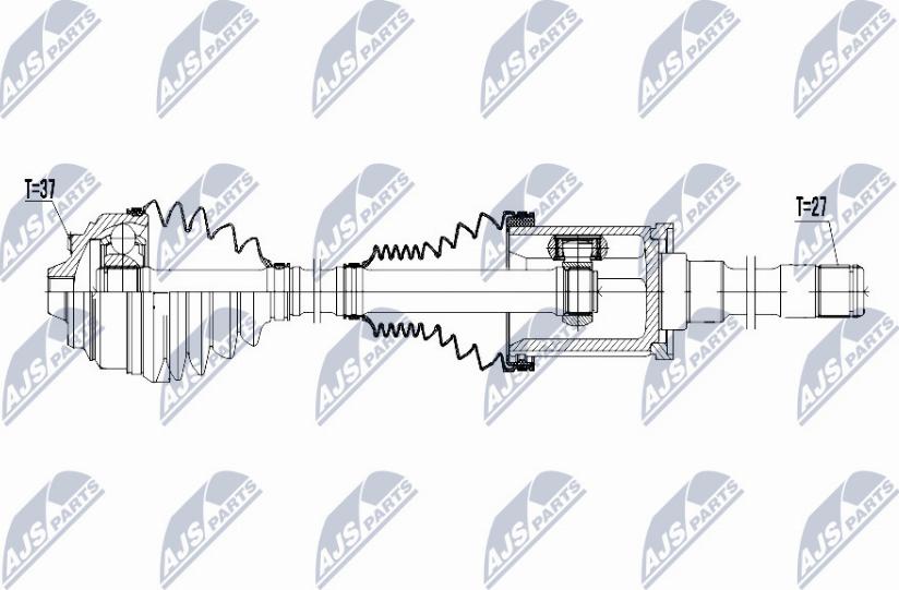 NTY NPW-BM-046 - Drivaxel xdelar.se