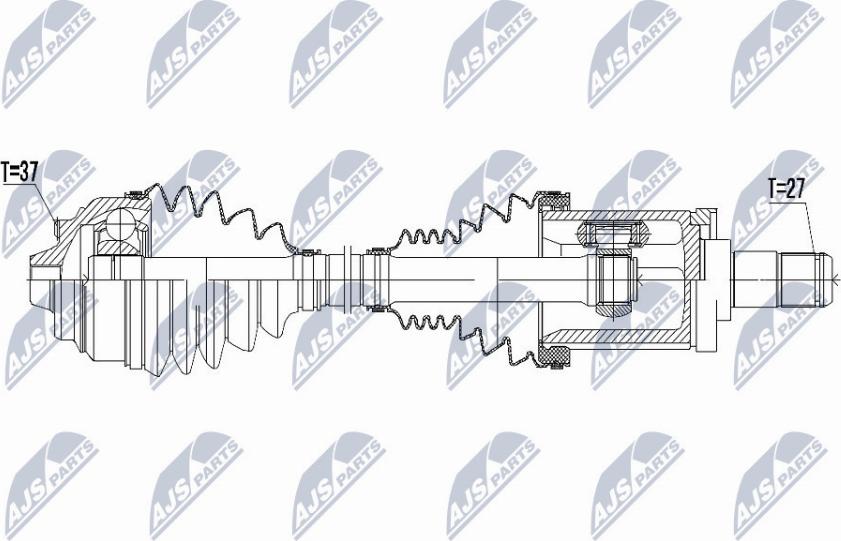 NTY NPW-BM-055 - Drivaxel xdelar.se