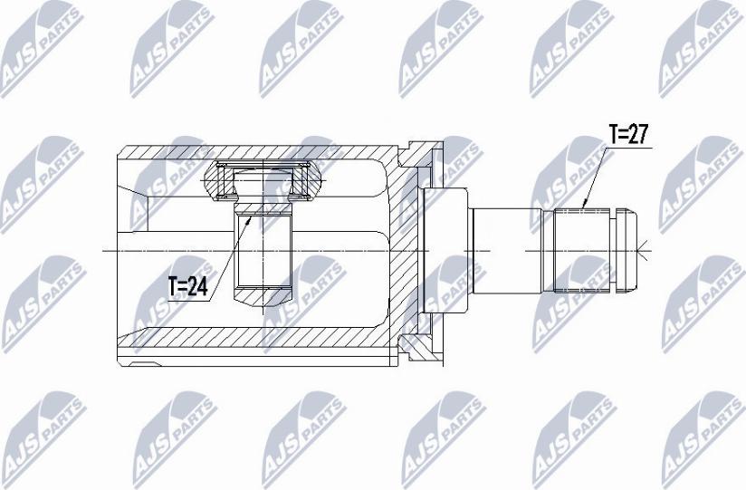 NTY NPW-BM-061 - Ledsats, drivaxel xdelar.se