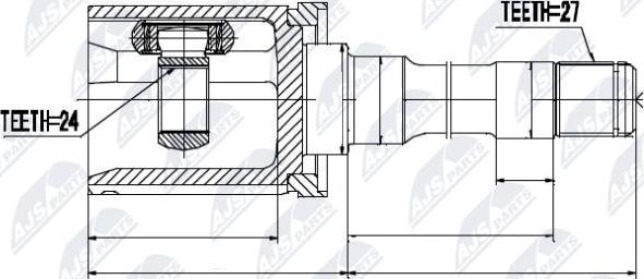 NTY NPW-BM-014 - Ledsats, drivaxel xdelar.se