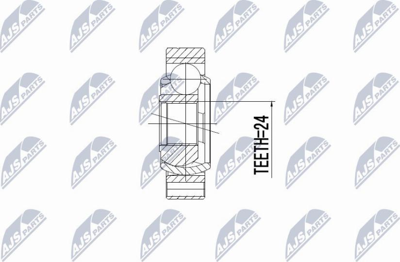 NTY NPW-BM-034 - Ledsats, drivaxel xdelar.se