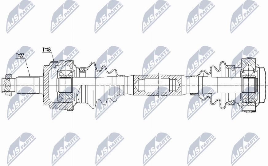 NTY NPW-BM-035 - Drivaxel xdelar.se