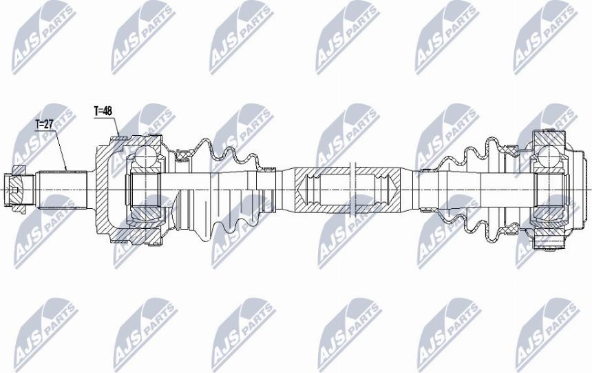 NTY NPW-BM-036 - Drivaxel xdelar.se