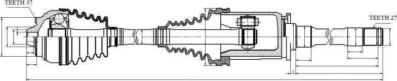 NTY NPW-BM-030 - Drivaxel xdelar.se