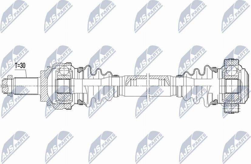 NTY NPW-BM-037 - Drivaxel xdelar.se