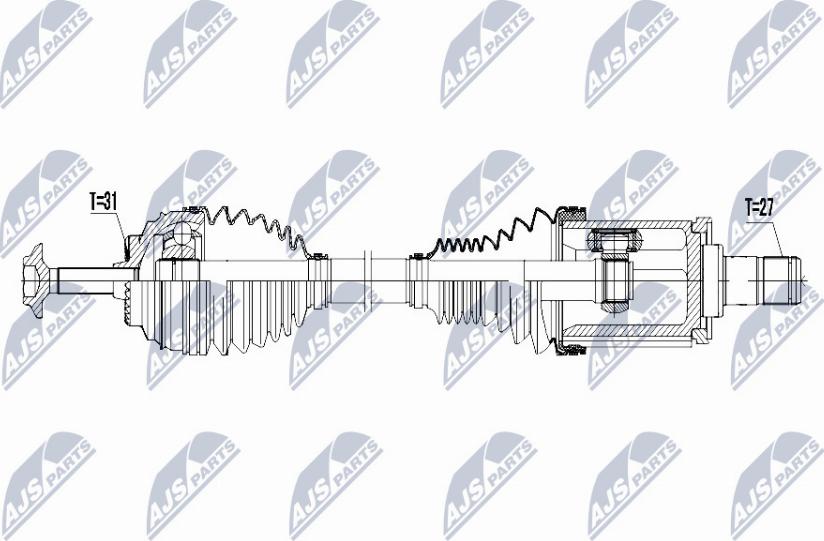 NTY NPW-BM-026 - Drivaxel xdelar.se