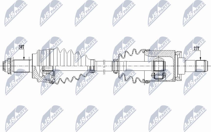 NTY NPW-BM-151 - Drivaxel xdelar.se