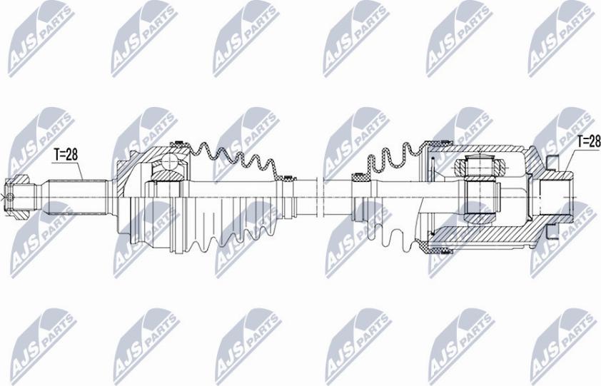 NTY NPW-CH-054 - Drivaxel xdelar.se