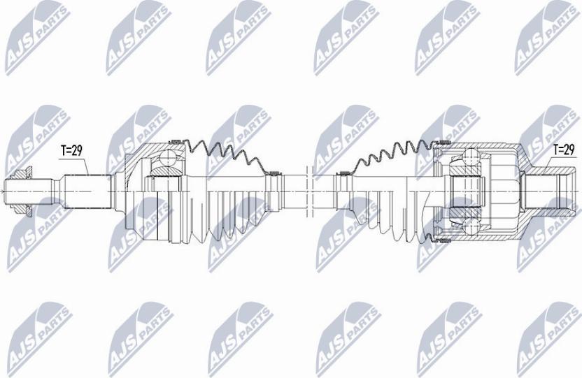 NTY NPW-CH-066 - Drivaxel xdelar.se