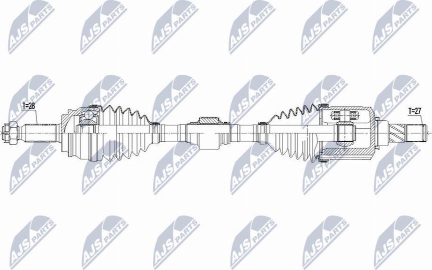 NTY NPW-CH-060 - Drivaxel xdelar.se