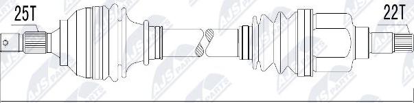 NTY NPW-CT-010 - Drivaxel xdelar.se