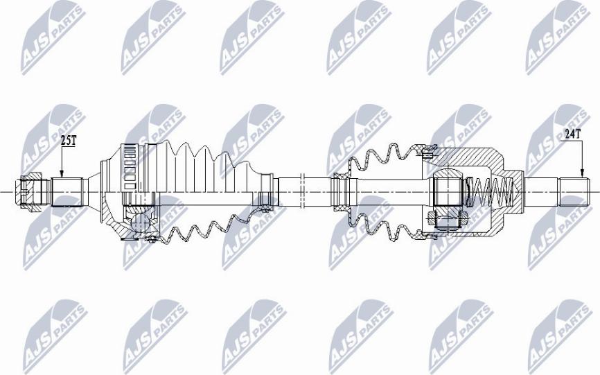 NTY NPW-CT-075 - Drivaxel xdelar.se