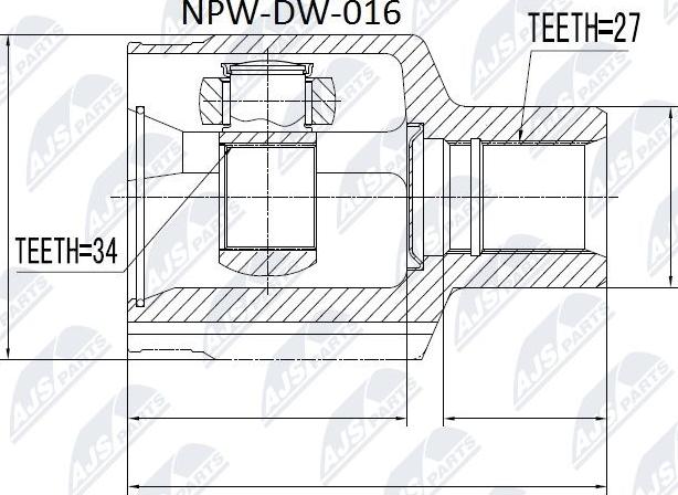 NTY NPW-DW-016 - Ledsats, drivaxel xdelar.se