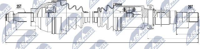 NTY NPW-FR-056 - Drivaxel xdelar.se