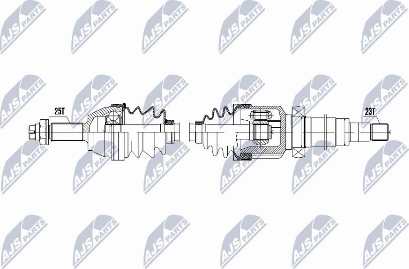 NTY NPW-FR-030 - Drivaxel xdelar.se