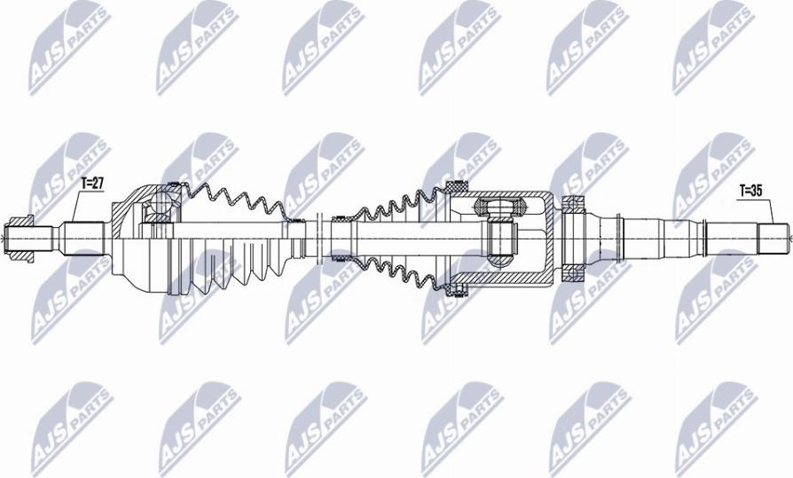 NTY NPW-FR-135 - Drivaxel xdelar.se