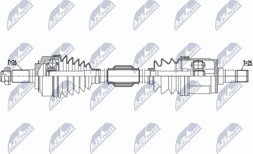 NTY NPW-HD-090 - Drivaxel xdelar.se