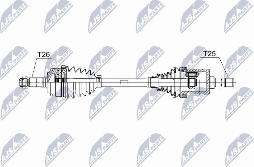 NTY NPW-HD-064 - Drivaxel xdelar.se