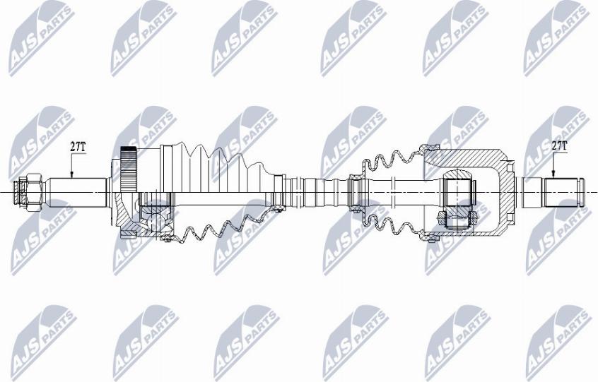 NTY NPW-HY-545 - Drivaxel xdelar.se